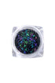Nail Art Design - Star Gems Purple Green - Nail Art at Beyond Polish
