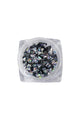 Nail Art Design - Triangle Gems Grey - Nail Art at Beyond Polish