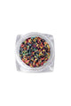 Nail Art Design - Triangle Gems Orange Green - Nail Art at Beyond Polish