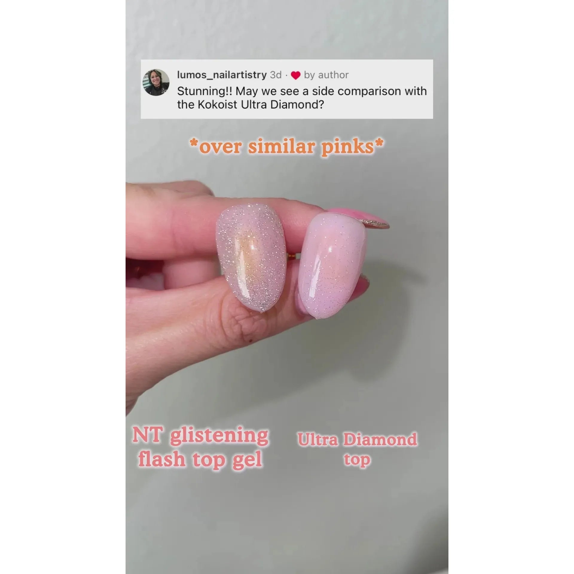 Nail Thoughts Color Gel - Glistening Flash Top Coat Gel - #NTFT - Gel Polish at Beyond Polish