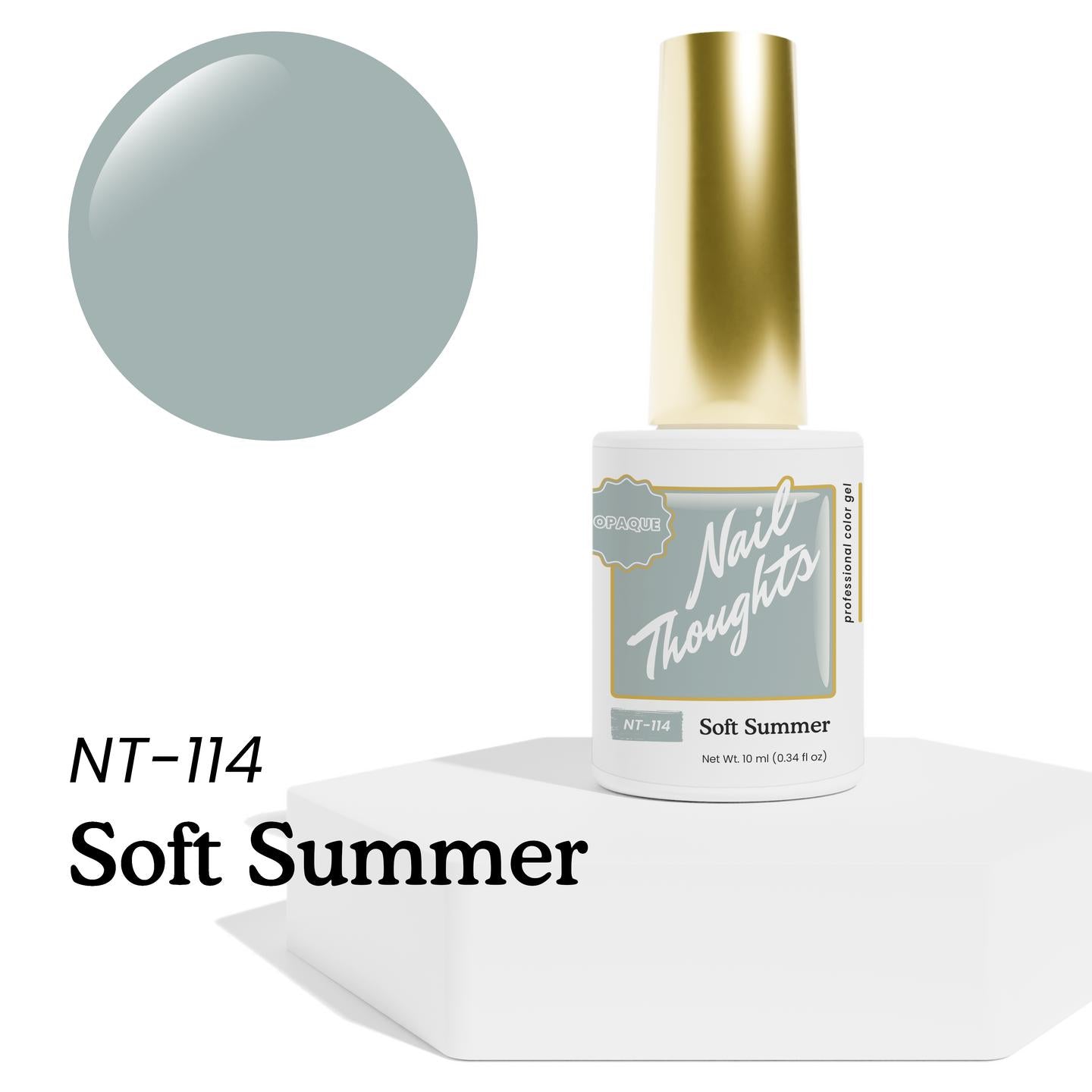 Nail Thoughts Color Gel - Soft Summer - #NT-114 - Gel Polish at Beyond Polish