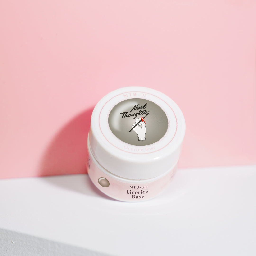 Nail Thoughts Potted Base - Licorice - Gel Polish at Beyond Polish