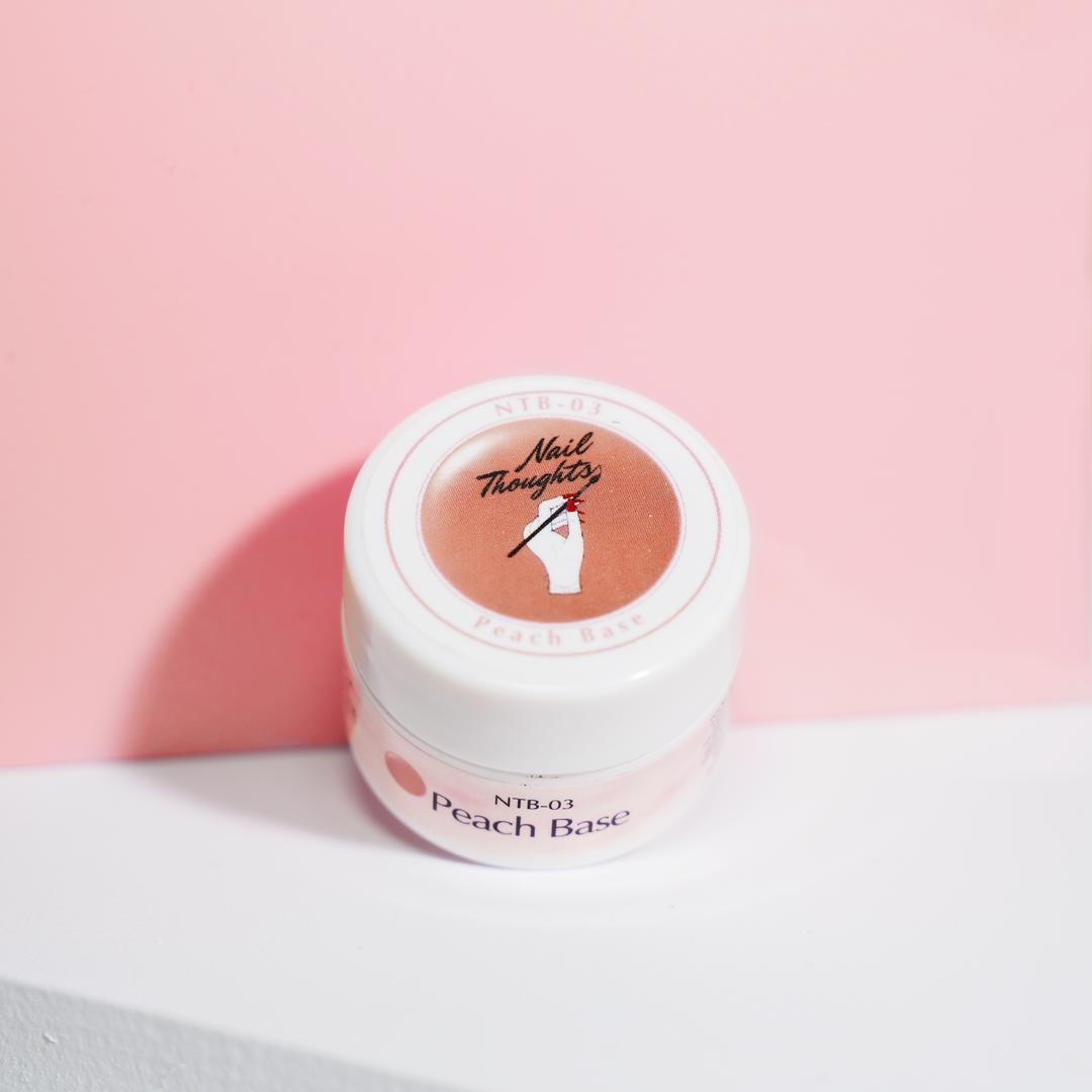 Nail Thoughts Potted Base - Peach - Gel Polish at Beyond Polish