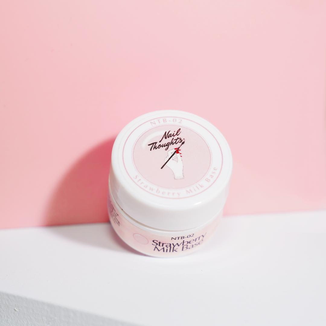 Nail Thoughts Potted Base - Strawberry Milk - Gel Polish at Beyond Polish