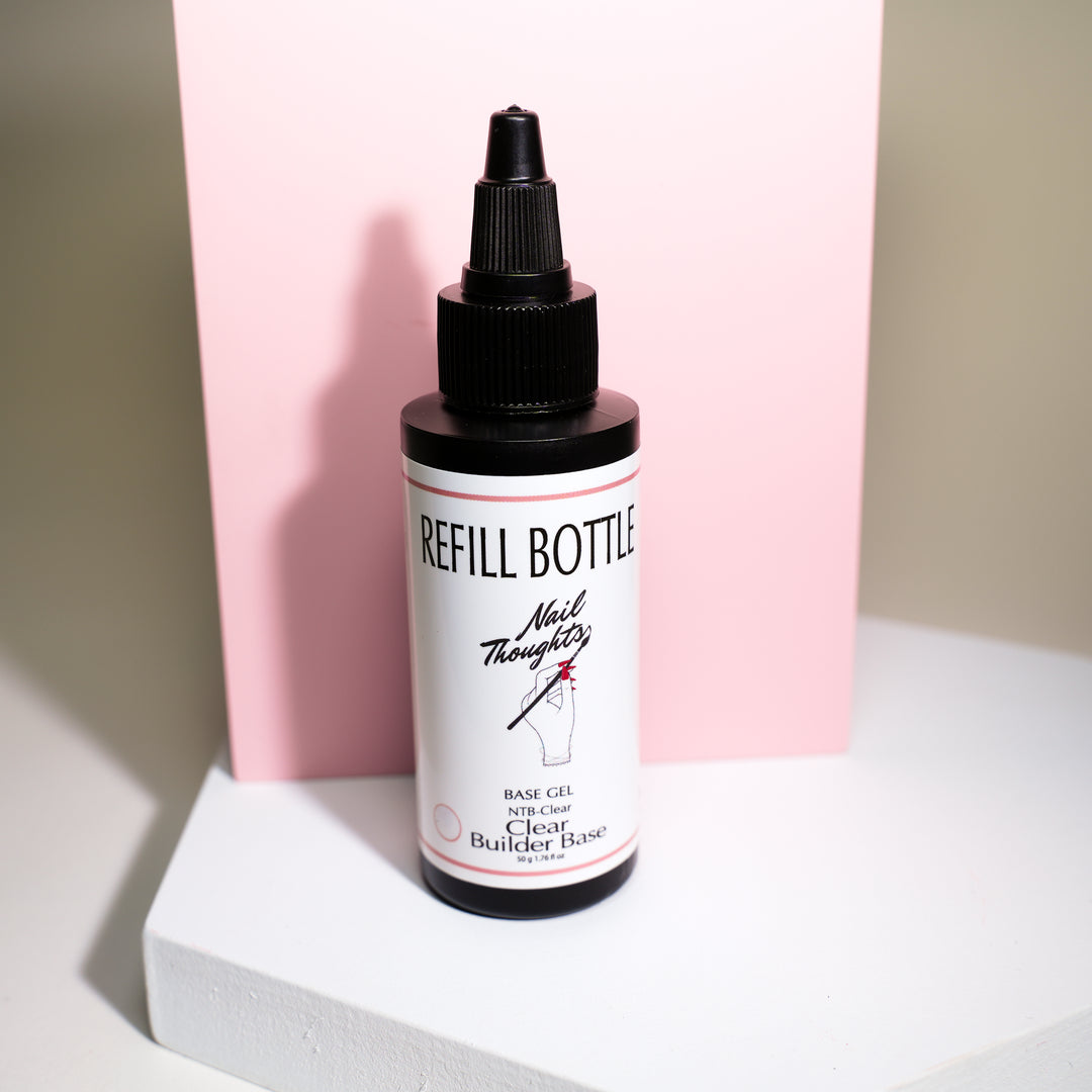 Nail Thoughts - Refill Bottles - Clear Builder - #NTB-R - Gel Polish at Beyond Polish