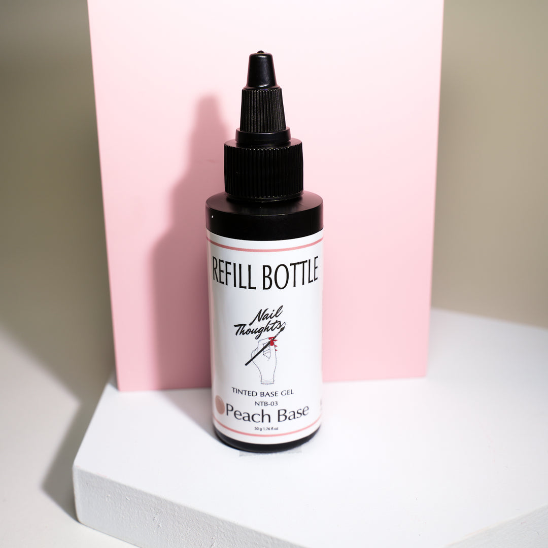 Nail Thoughts - Refill Bottles - Peach Base - #NTB-R03 - Gel Polish at Beyond Polish