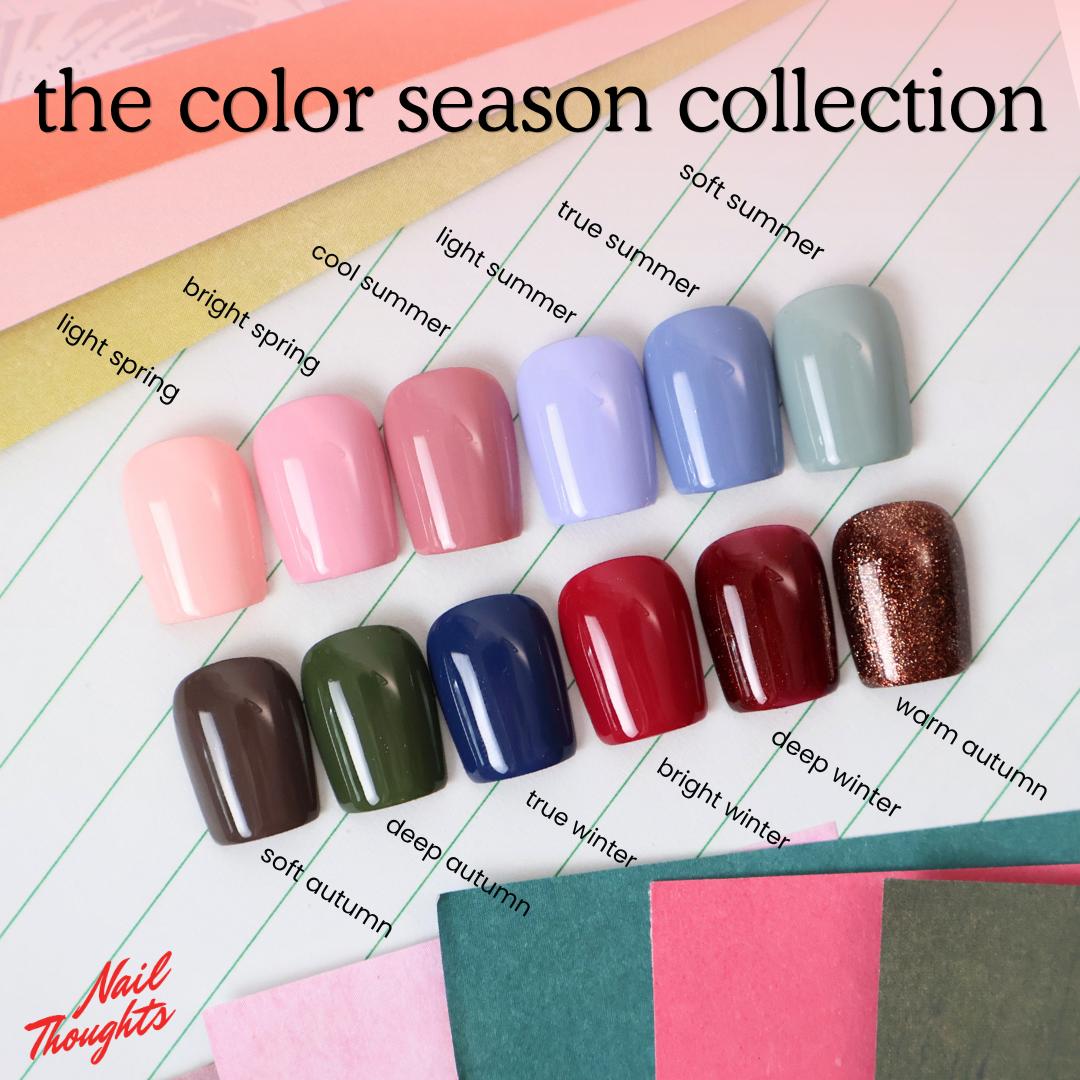 Nail Thoughts - The Color Season Collection - Gel Polish at Beyond Polish