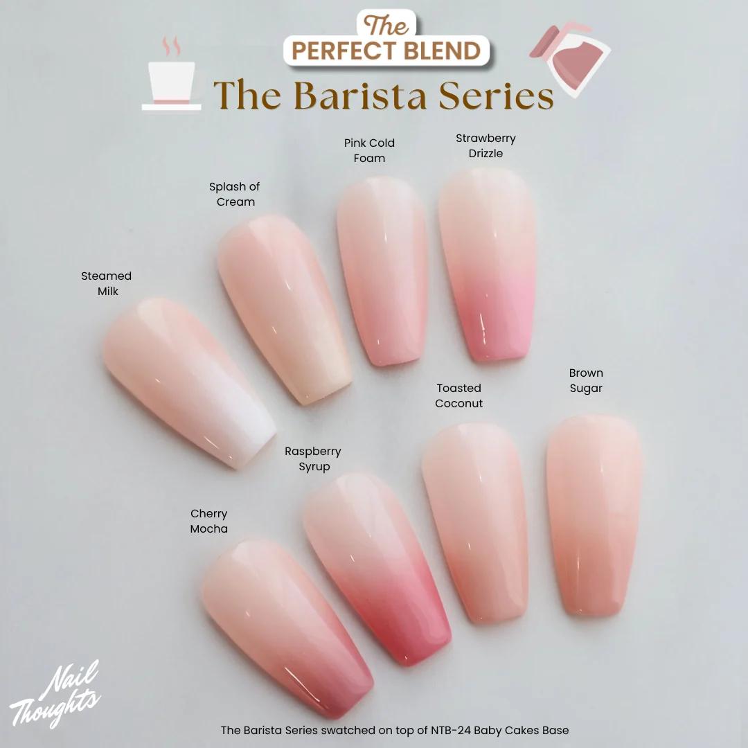 Nail Thoughts - The Perfect Blend Ombre Cushion Gel - Barista Series Collection - Gel Polish at Beyond Polish