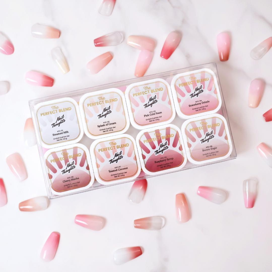 Nail Thoughts - The Perfect Blend Ombre Cushion Gel - Barista Series Collection - Gel Polish at Beyond Polish
