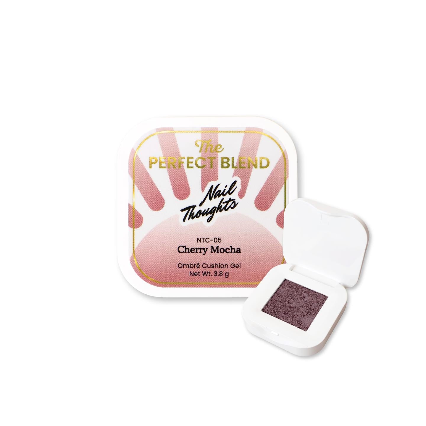 Nail Thoughts - The Perfect Blend Ombre Cushion Gel - Cherry Mocha NTC-05 - Gel Polish at Beyond Polish