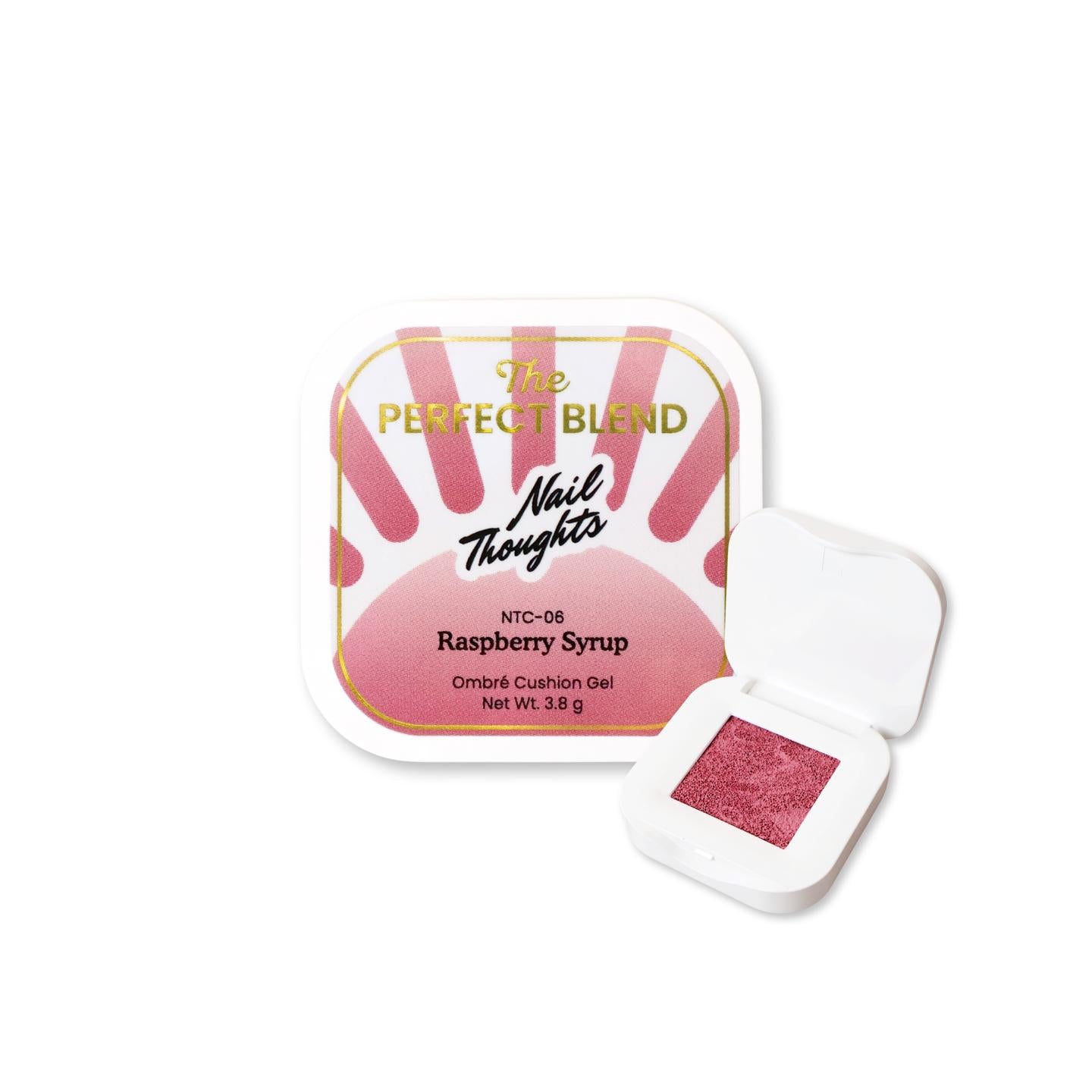 Nail Thoughts - The Perfect Blend Ombre Cushion Gel - Raspberry Syrup NTC-06 - Gel Polish at Beyond Polish