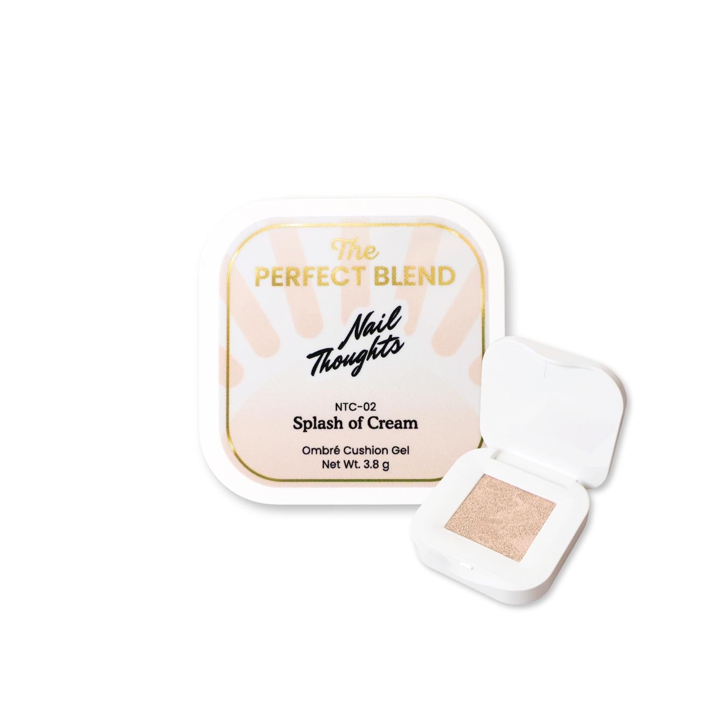 Nail Thoughts - The Perfect Blend Ombre Cushion Gel - Splash Of Cream NTC-02 - Gel Polish at Beyond Polish