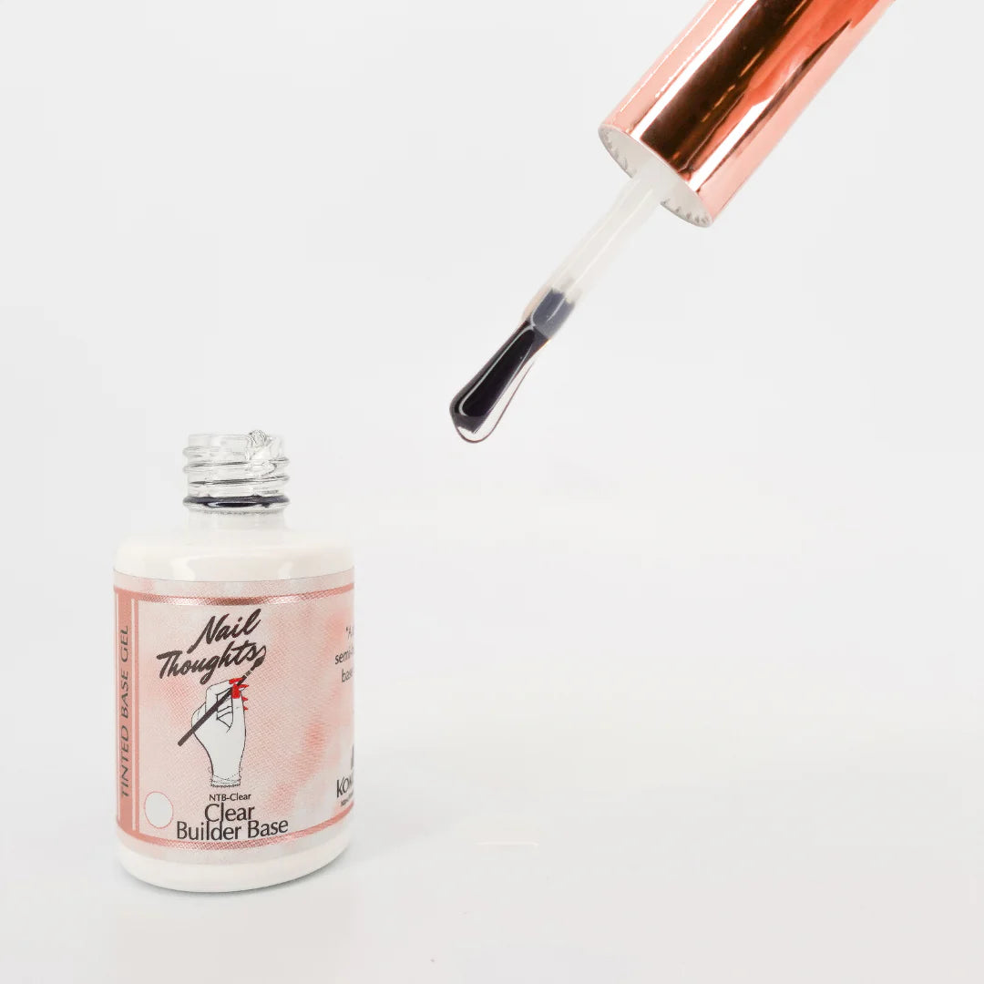 Nail Thoughts Tinted Base Gel - Clear Builder Base - #NTB CLEAR - Gel Polish at Beyond Polish