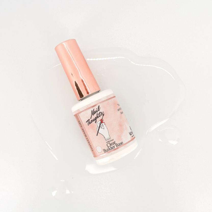 Nail Thoughts Tinted Base Gel - Clear Builder Base - #NTB CLEAR - Gel Polish at Beyond Polish