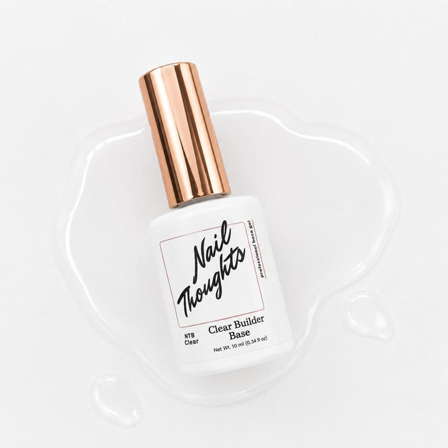 Nail Thoughts Tinted Base Gel - Clear Builder Base - #NTB CLEAR - Gel Polish at Beyond Polish