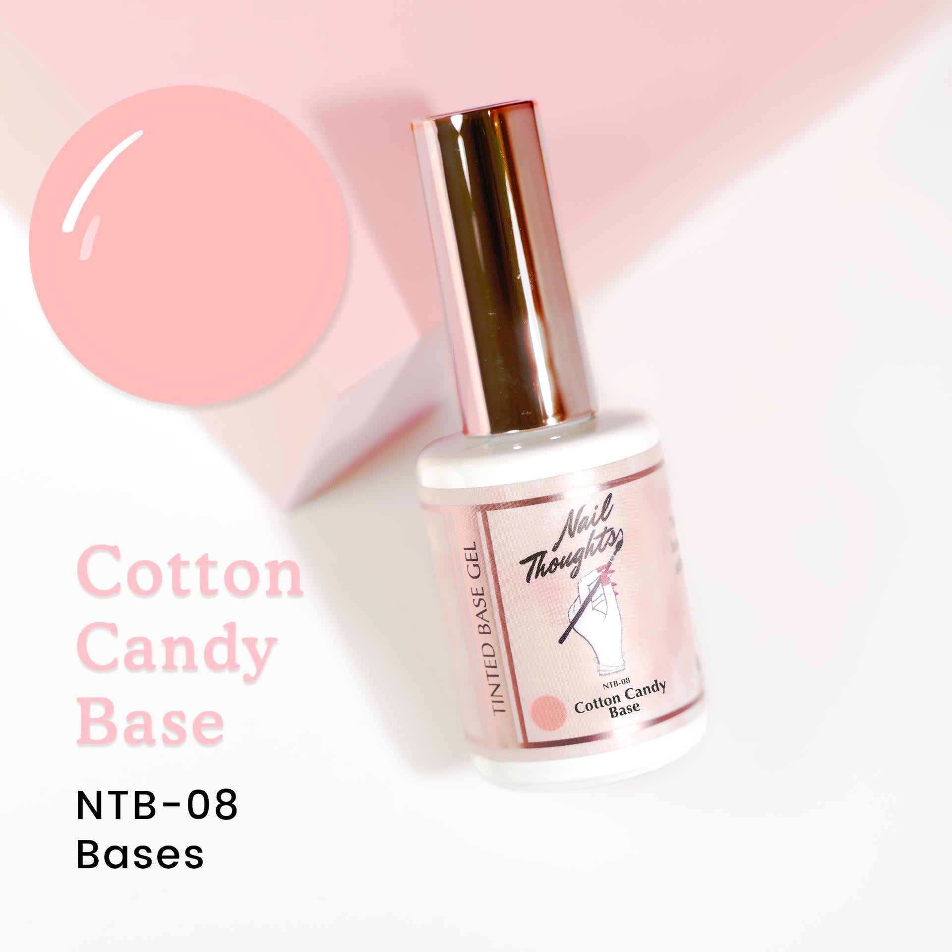 Nail Thoughts Tinted Base Gel - Cotton Candy Base - #NTB-08 - Gel Polish at Beyond Polish