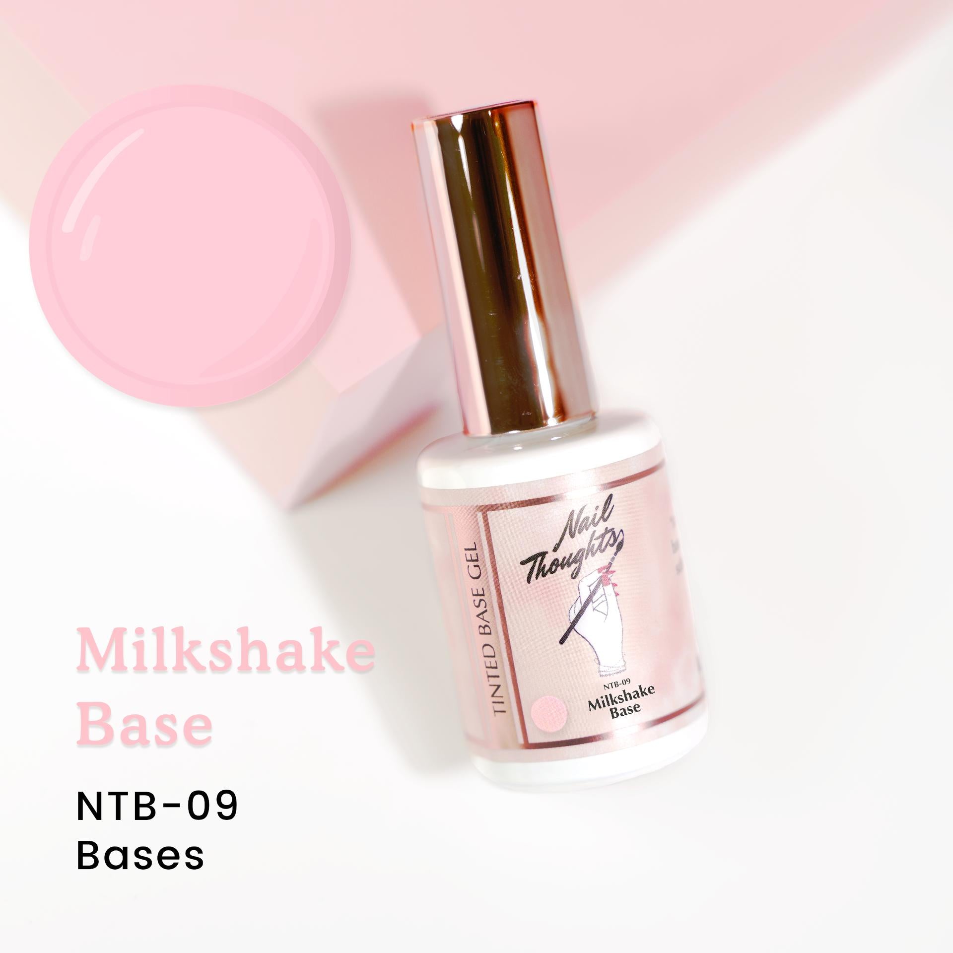 Nail Thoughts Tinted Base Gel - Milkshake Base - #NTB-09 - Gel Polish at Beyond Polish