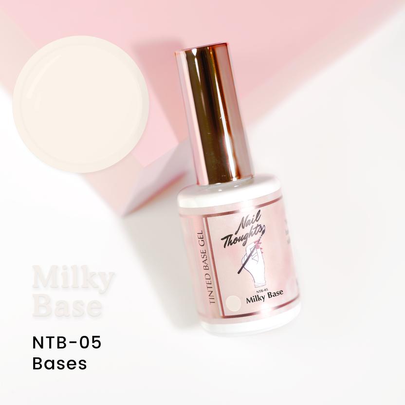 Nail Thoughts Tinted Base Gel - Milky Base - #NTB-05 - Gel Polish at Beyond Polish