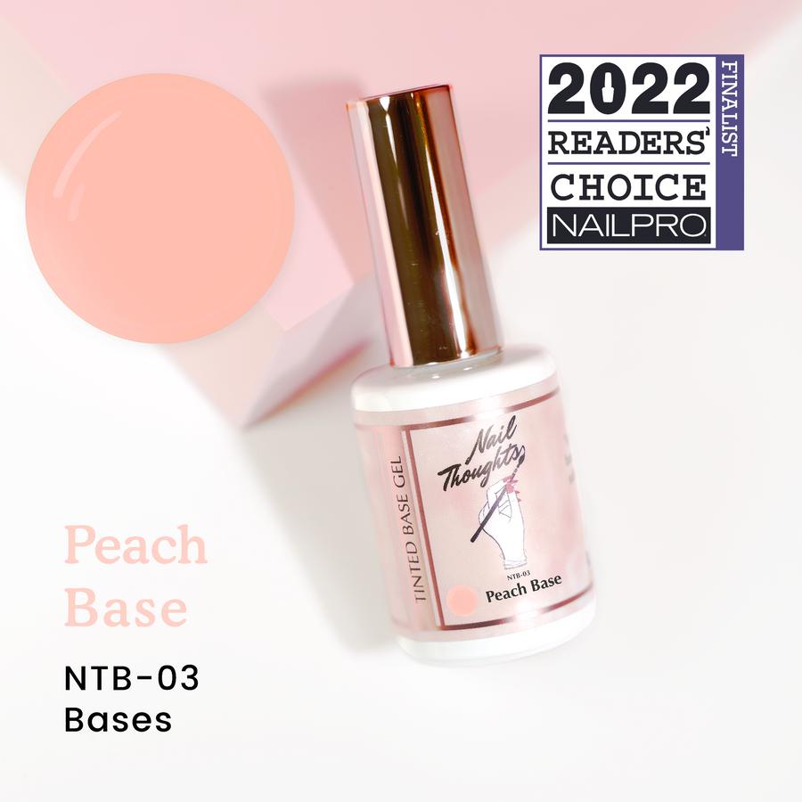 Nail Thoughts Tinted Base Gel - Peach Base - #NTB-03 - Gel Polish at Beyond Polish