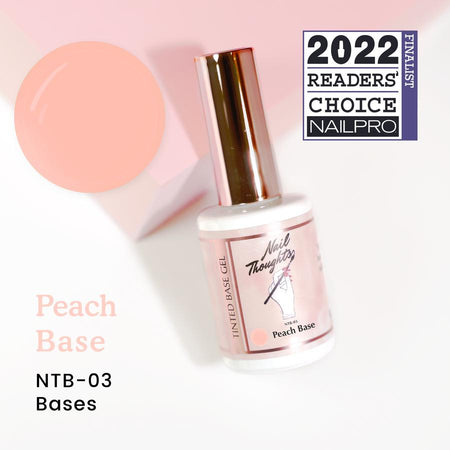 Nail Thoughts Tinted Base Gel - Peach Base - #NTB-03 - Gel Polish at Beyond Polish
