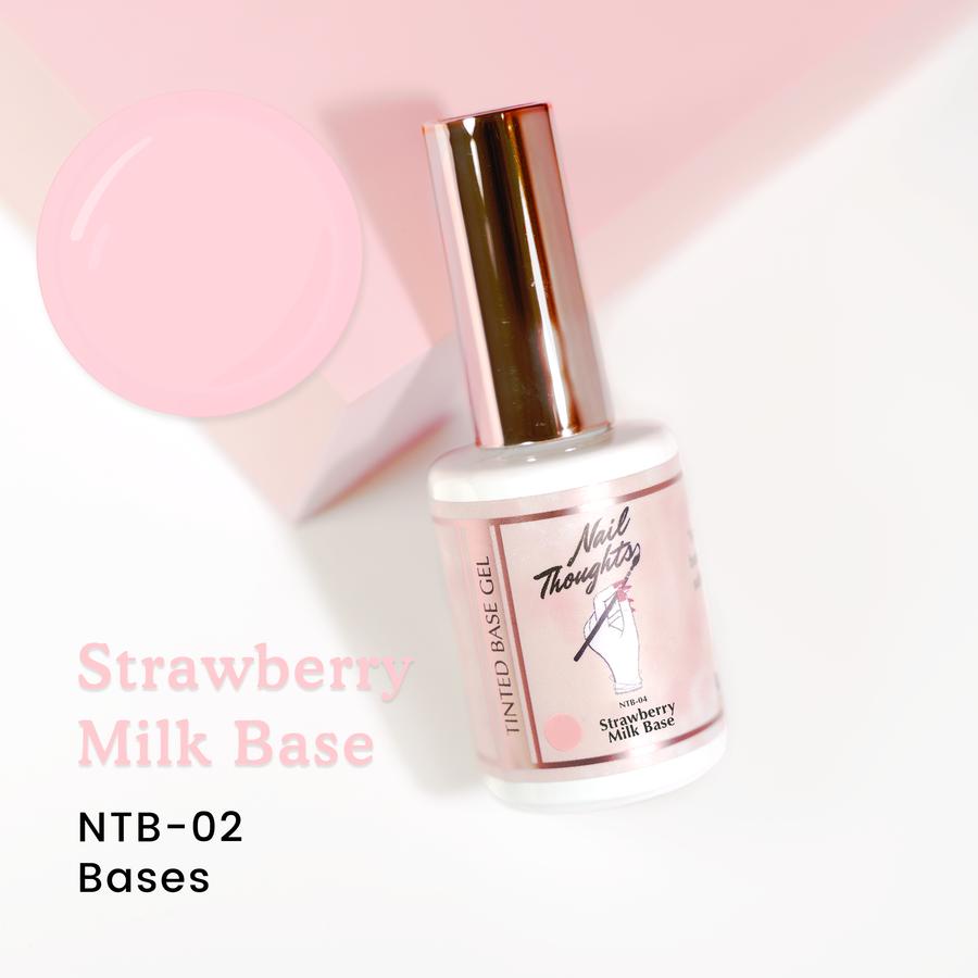Nail Thoughts Tinted Base Gel - Strawberry Milk Base - #NTB-02 - Gel Polish at Beyond Polish