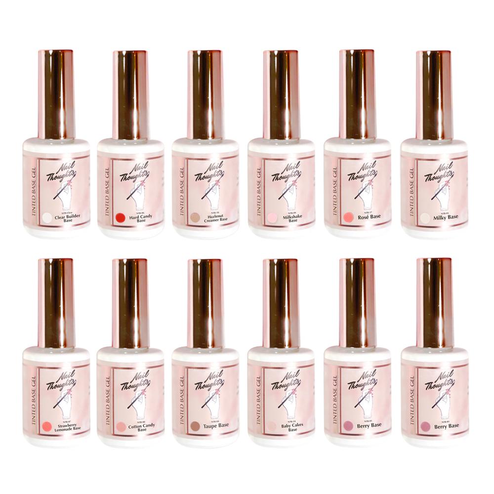 Nail Thoughts Full Tinted Base Collection