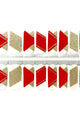 Nails Mailed - Nail Polish Wrap - Red & Gold - Nail Wrap at Beyond Polish