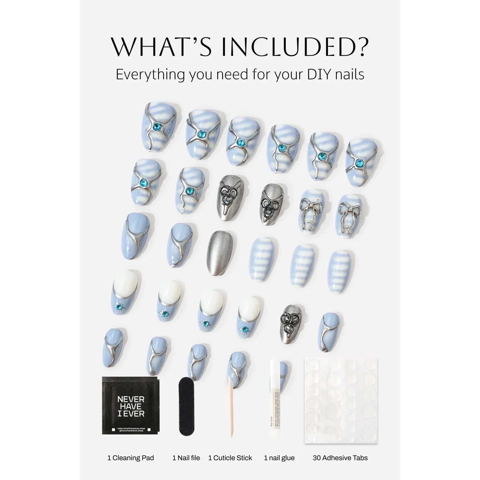 Never Have I Ever - Bel Air – Short Almond Press-On Nails - Nail Extensions at Beyond Polish