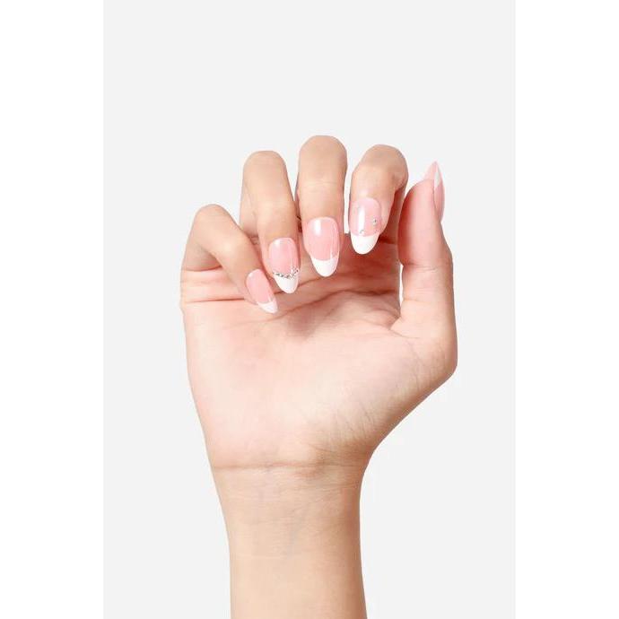 Never Have I Ever - French But Make It Fabulous - Short Almond Press-On Nails - Nail Extensions at Beyond Polish