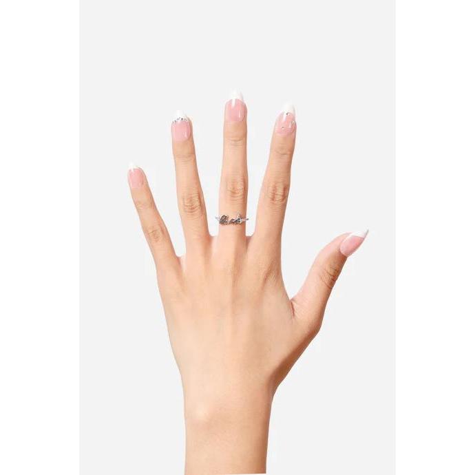 Never Have I Ever - French But Make It Fabulous - Short Almond Press-On Nails - Nail Extensions at Beyond Polish