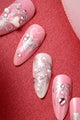 Never Have I Ever - Hearts Of Pearls - Almond Press-On Nails - Nail Extensions at Beyond Polish