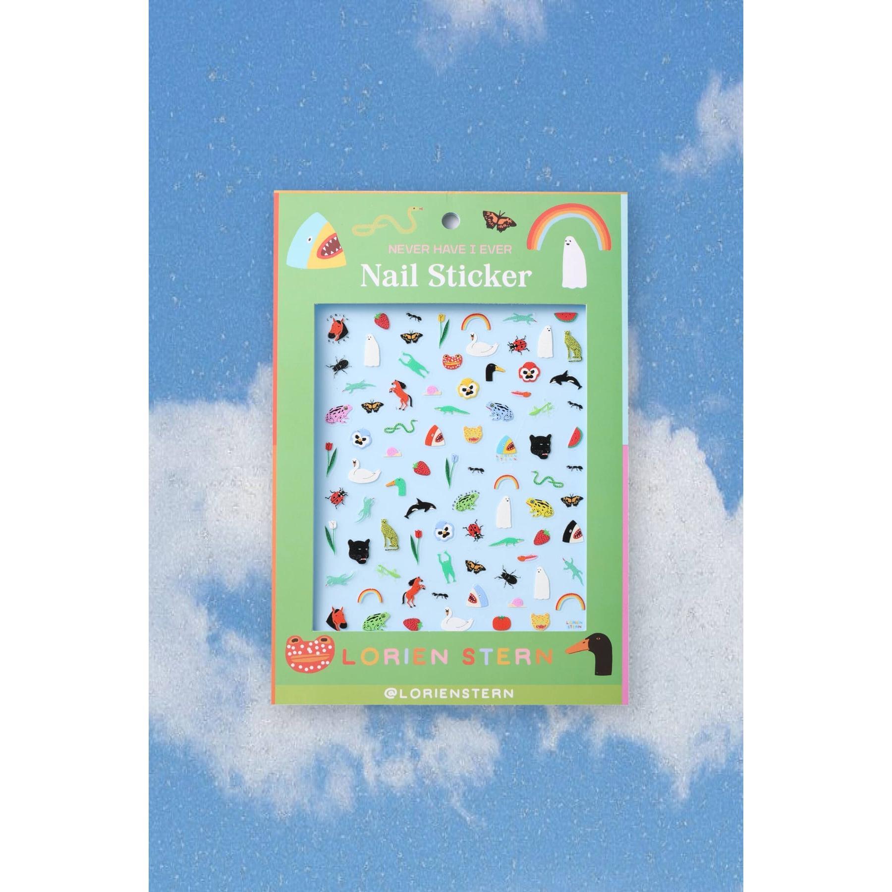 Never Have I Ever - Natural World Nail Stickers By Lorien Stern Bugs - Nail Extensions at Beyond Polish