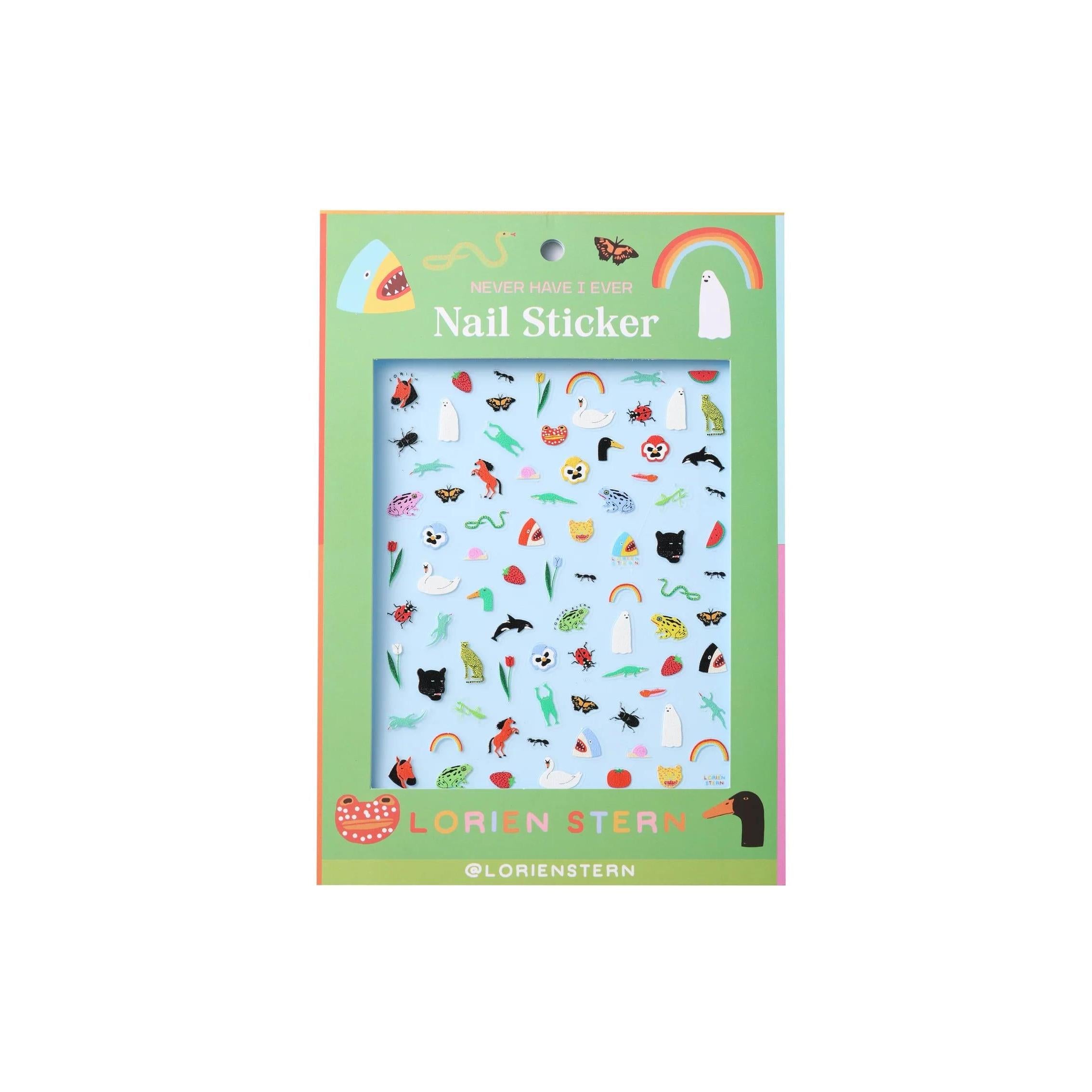 Never Have I Ever - Natural World Nail Stickers By Lorien Stern Bugs - Nail Extensions at Beyond Polish
