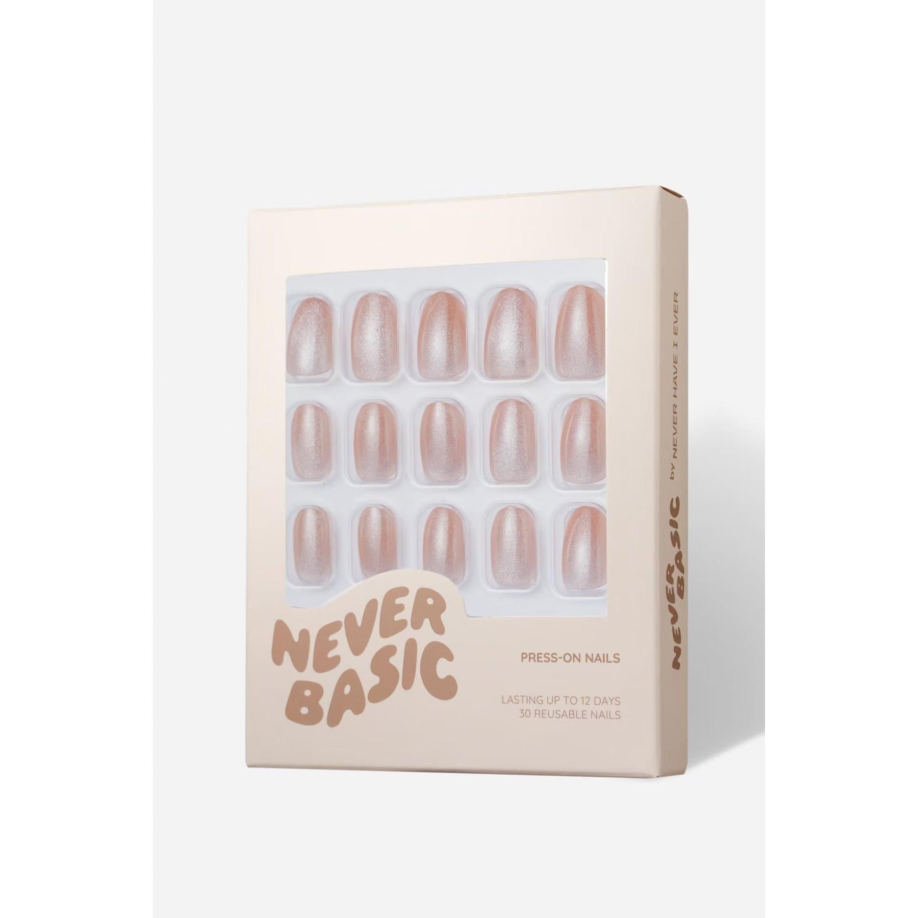 Never Have I Ever - Ombre Purple - Short Oval Press-On Nails - Nail Extensions at Beyond Polish