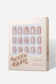 Never Have I Ever - Ombre Purple - Short Oval Press-On Nails - Nail Extensions at Beyond Polish