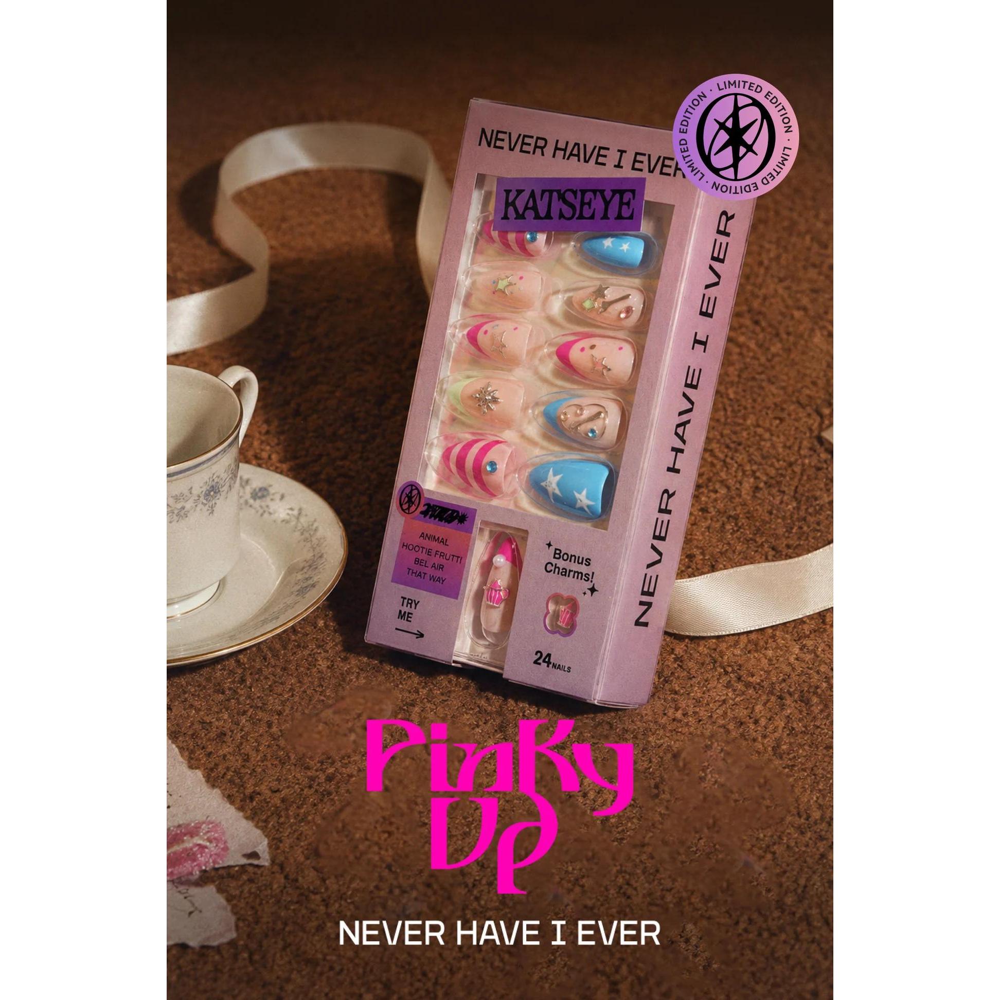 Never Have I Ever - Pinky Up – Almond Press-On Nails - Nail Extensions at Beyond Polish