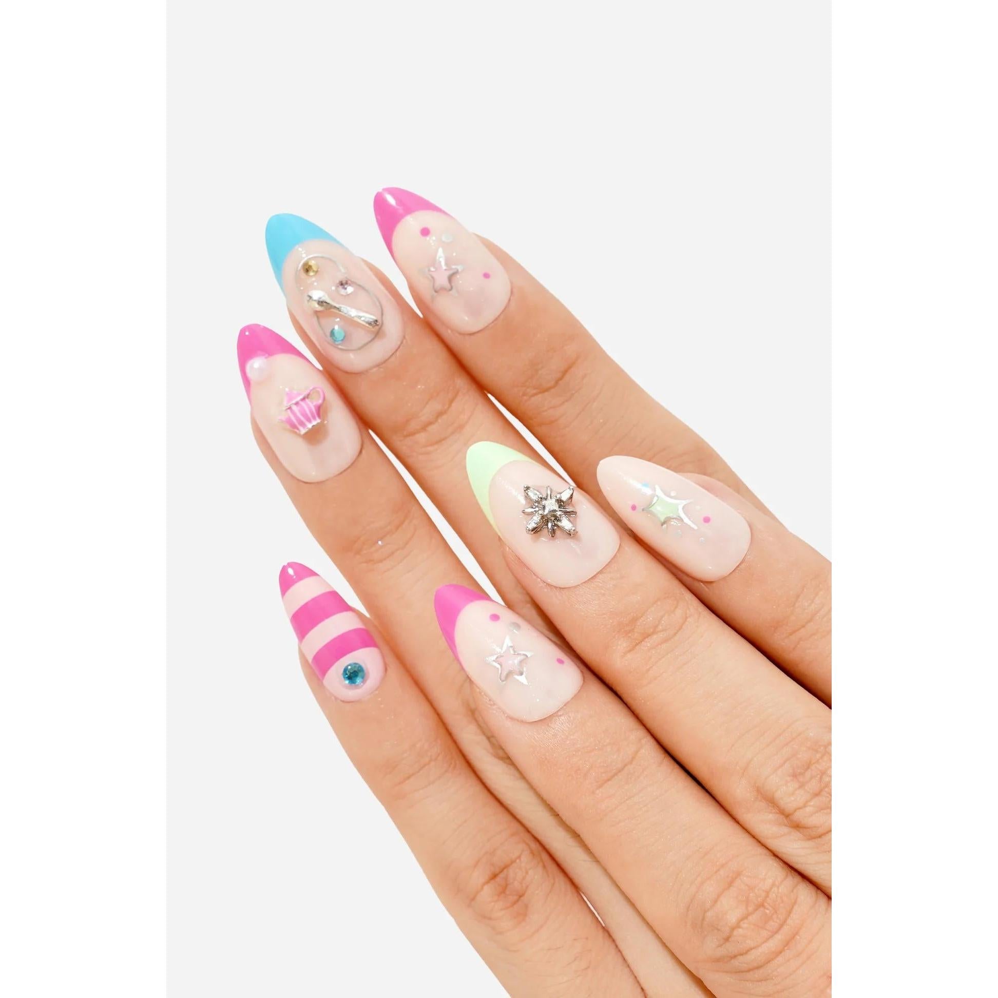 Never Have I Ever - Pinky Up – Almond Press-On Nails - Nail Extensions at Beyond Polish