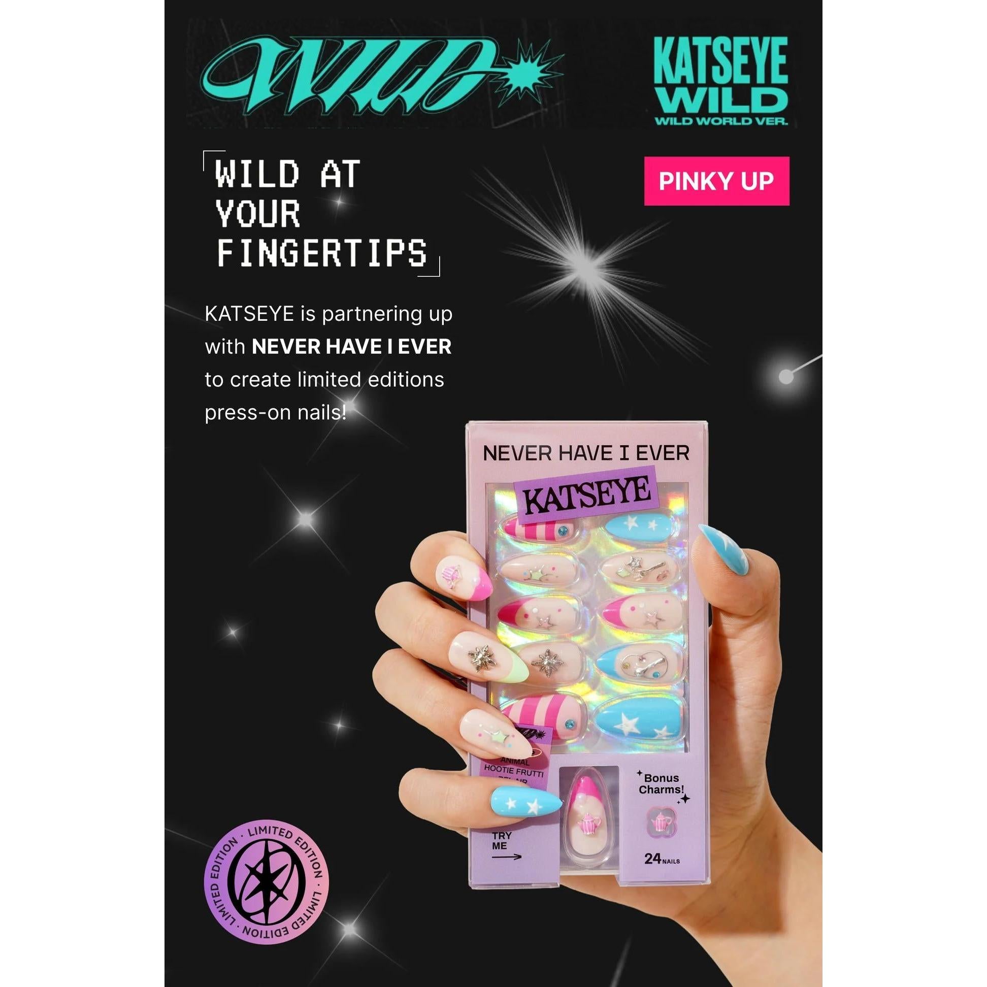 Never Have I Ever - Pinky Up – Almond Press-On Nails - Nail Extensions at Beyond Polish