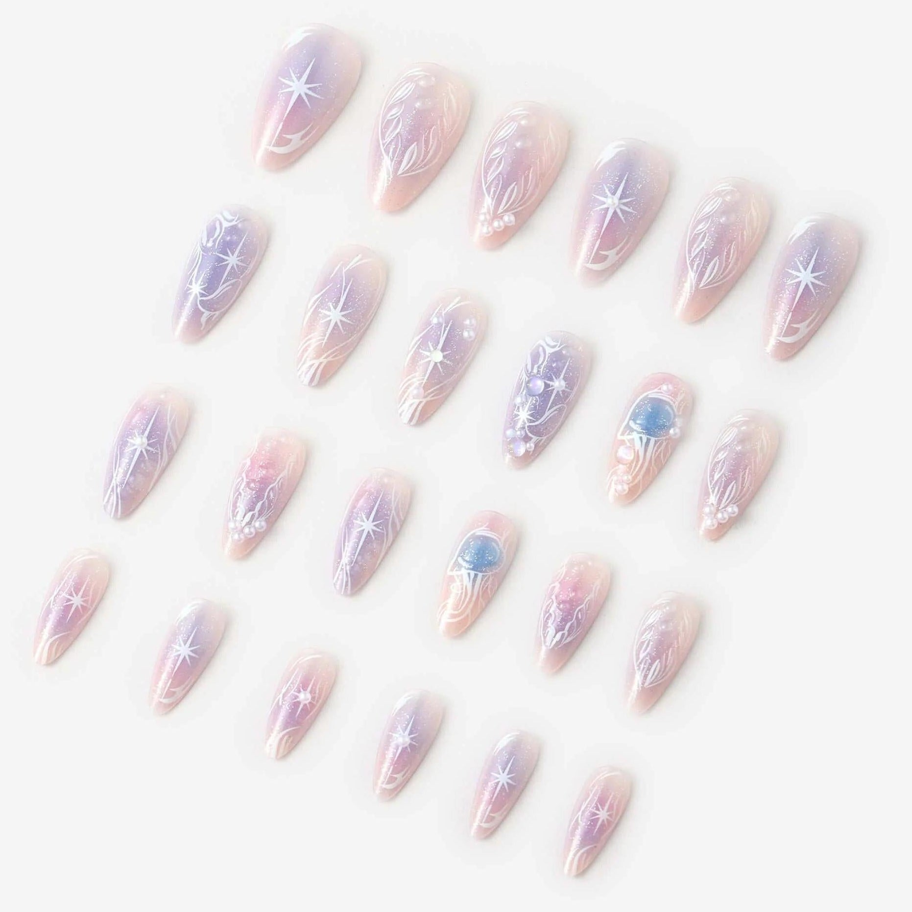 Never Have I Ever - Rave Princess - Almond Press-On Nails - Nail Extensions at Beyond Polish