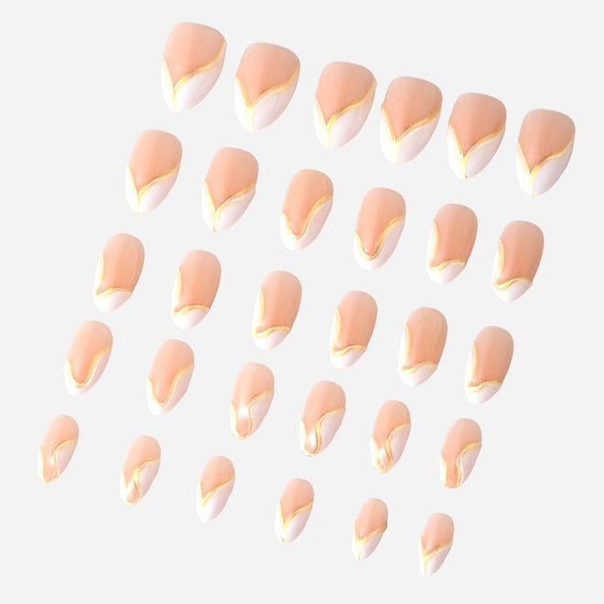 Never Have I Ever - Simple But Make It A Statement - Short Almond Press-On Nails - Nail Extensions at Beyond Polish