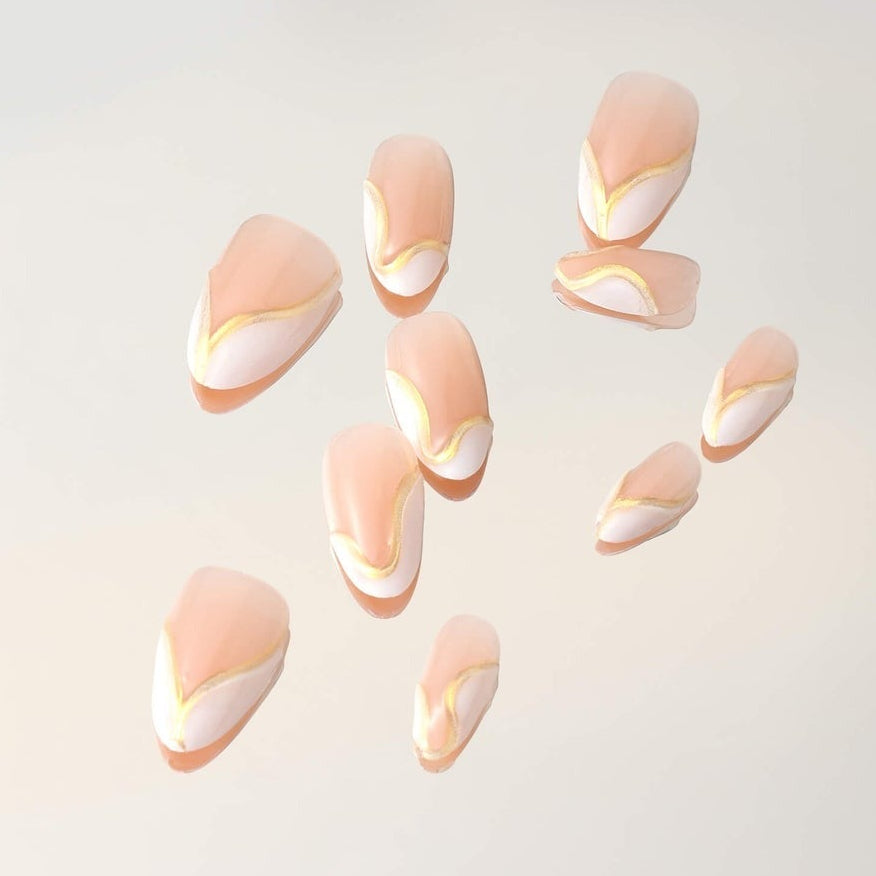 Never Have I Ever - Simple But Make It A Statement - Short Almond Press-On Nails - Nail Extensions at Beyond Polish