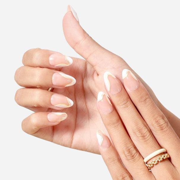 Never Have I Ever - Simple But Make It A Statement - Short Almond Press-On Nails - Nail Extensions at Beyond Polish
