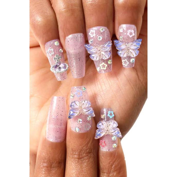 Never Have I Ever - Solar Star - Coffin Press-On Nails - Nail Extensions at Beyond Polish