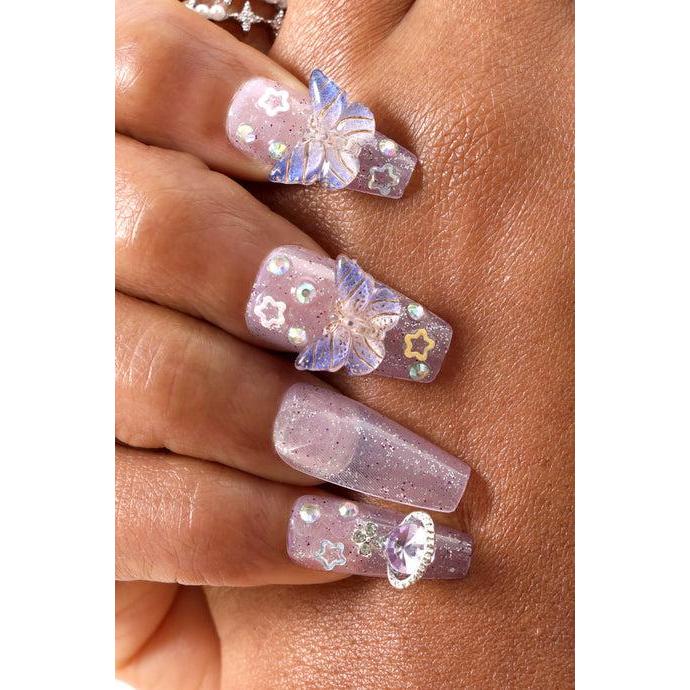 Never Have I Ever - Solar Star - Coffin Press-On Nails - Nail Extensions at Beyond Polish