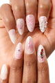 Never Have I Ever - Strawberries N Crème - Almond Press-On Nails - Nail Extensions at Beyond Polish