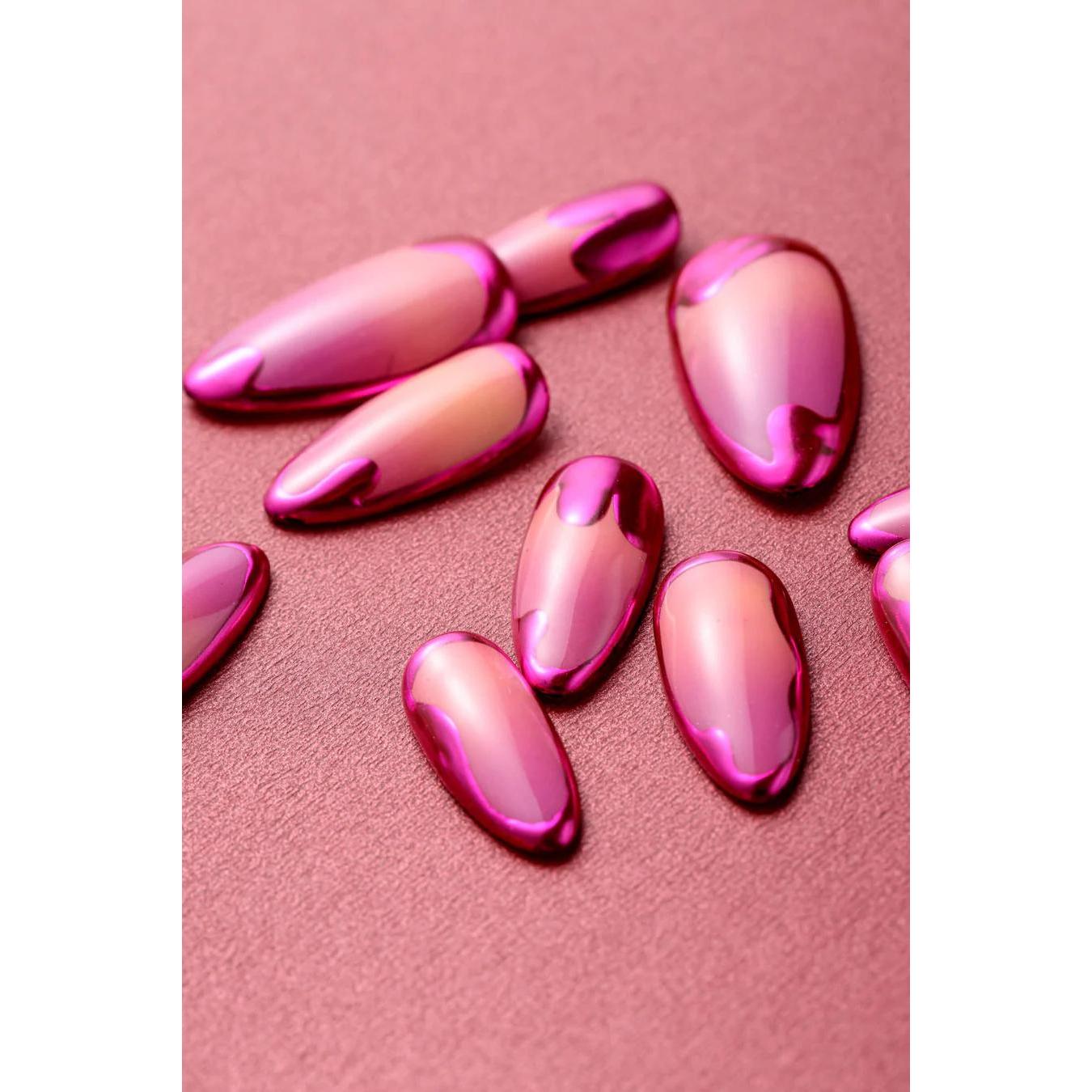 Never Have I Ever - Sunset Chrome - Press-On Nails By Taybeepboop - Nail Extensions at Beyond Polish