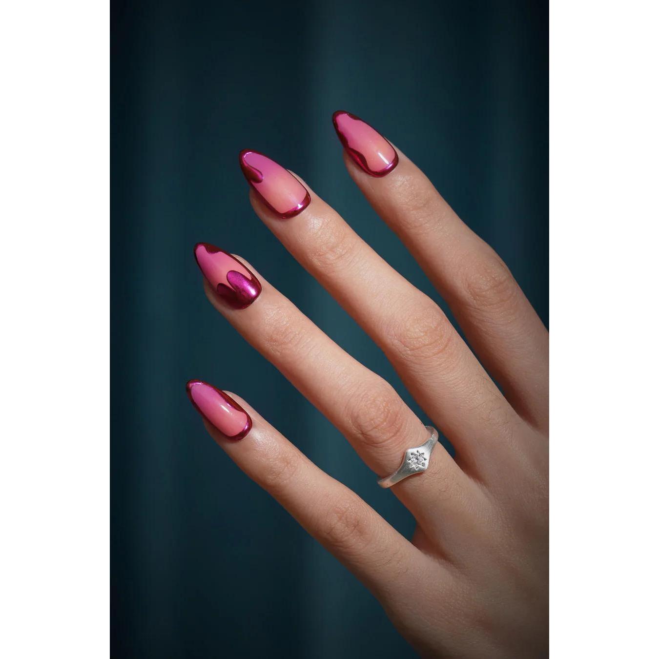 Never Have I Ever - Sunset Chrome - Press-On Nails By Taybeepboop - Nail Extensions at Beyond Polish