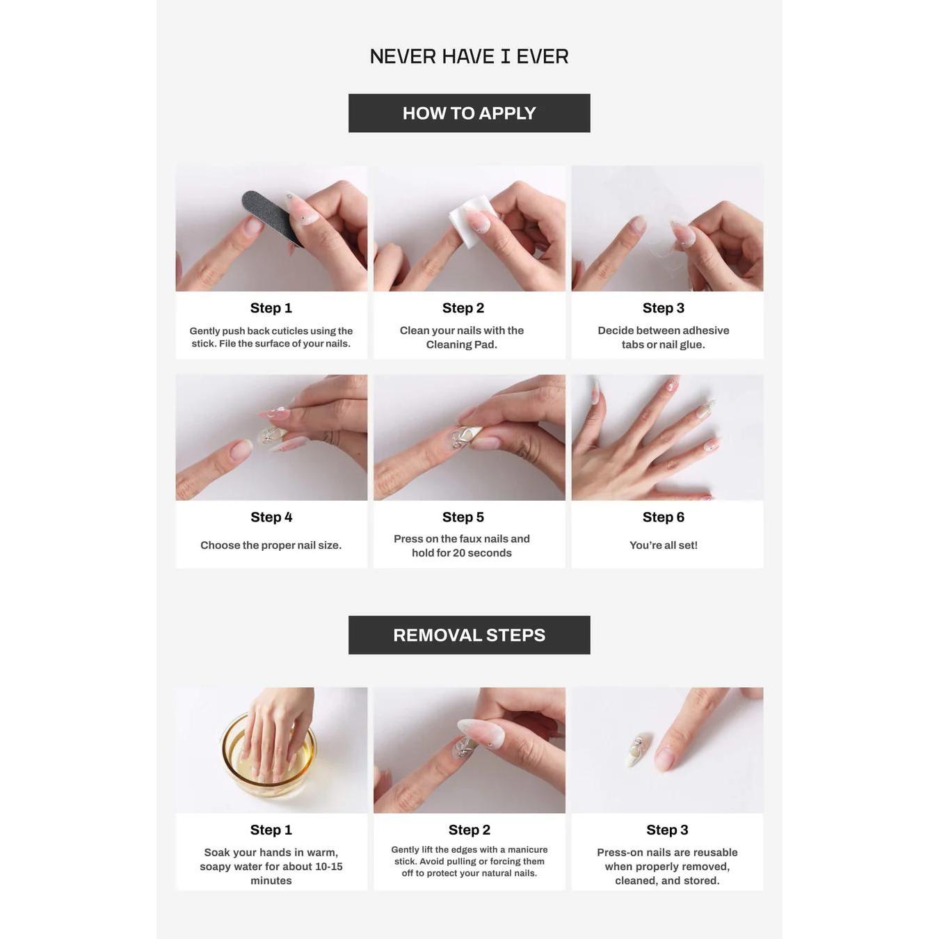 Never Have I Ever - Pastel Miffy - Almond Press-On Nails - Nail Extensions at Beyond Polish