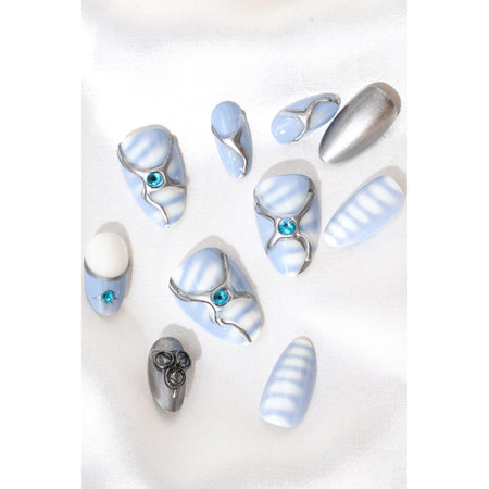 Never Have I Ever x Katseye - Bel Air – Short Almond Press-On Nails - Nail Extensions at Beyond Polish