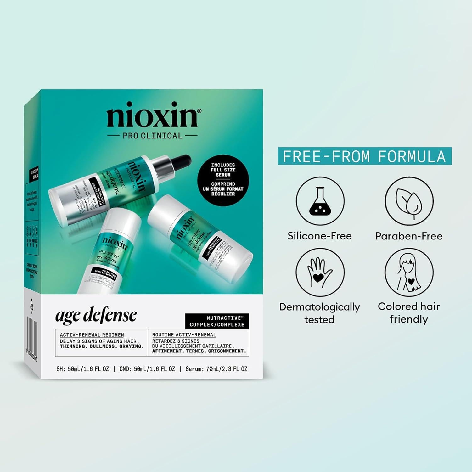 Nioxin - Age Defense Activ-Renew Regimen Kit - Hair at Beyond Polish
